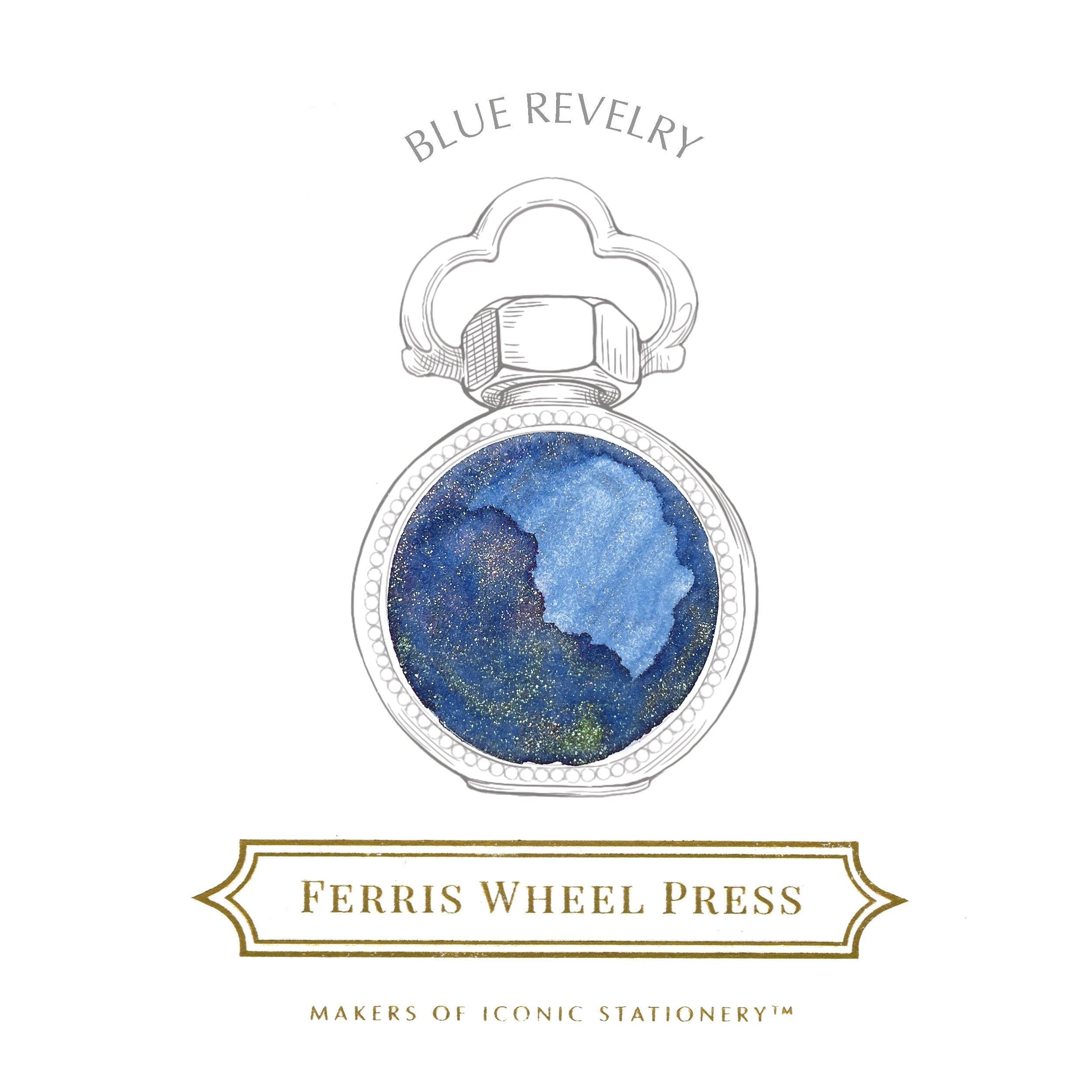 2025 Limited Edition | Blue Revelry | 38ml Ink | Ferris Wheel Press