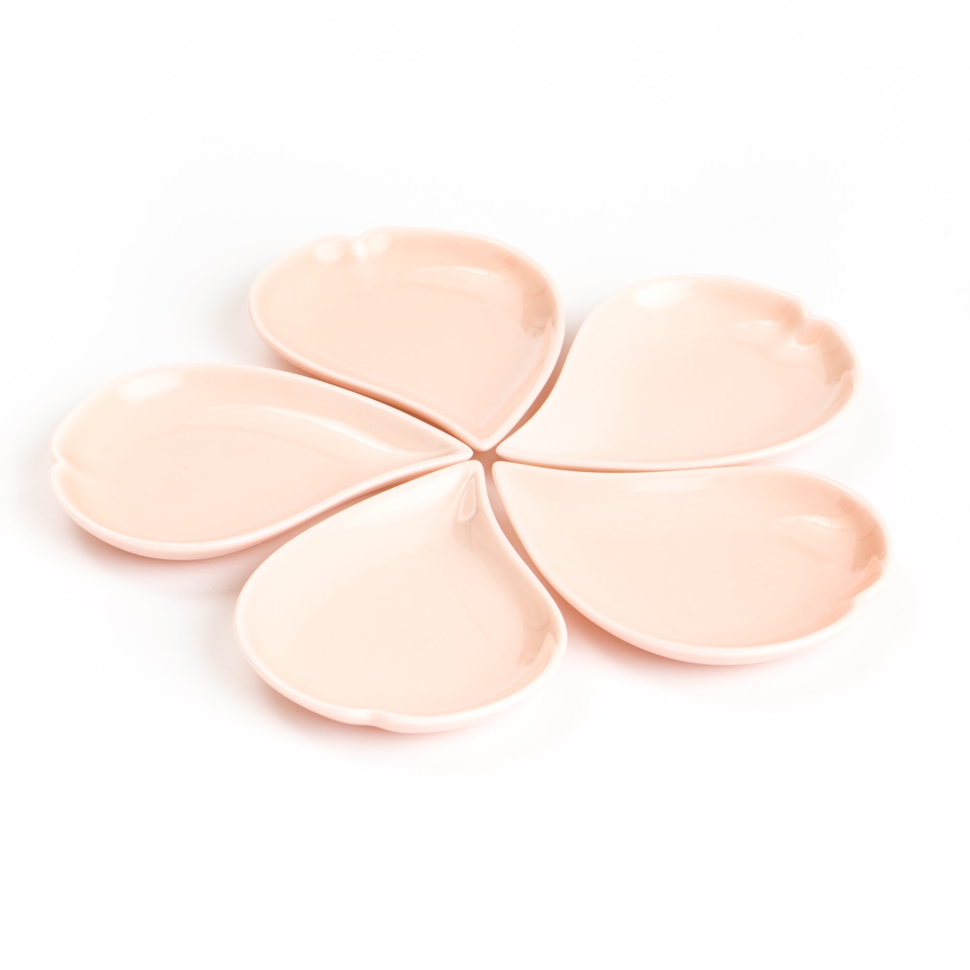 Sakura Hitohira Small Plate Set