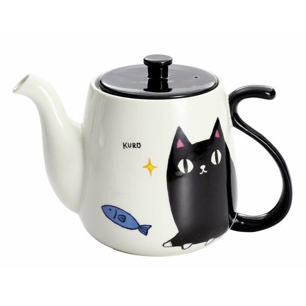 Neko Sankyodai Three Cats Brothers Tail Pot Kuro