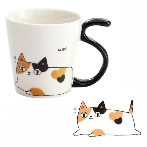 Neko Sankyodai Three Cats Brothers Tailed Mug
