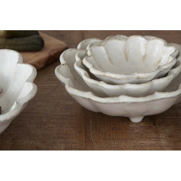 Kaneko Kohyo - Side Dish Bowl - White - Rinka Series - Handcrafted Japanese Mino Ware