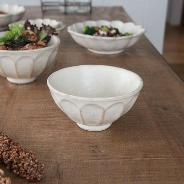 Kaneko Kohyo - Donburi Bowl - White - Rinka Series - Handcrafted Japanese Mino Ware