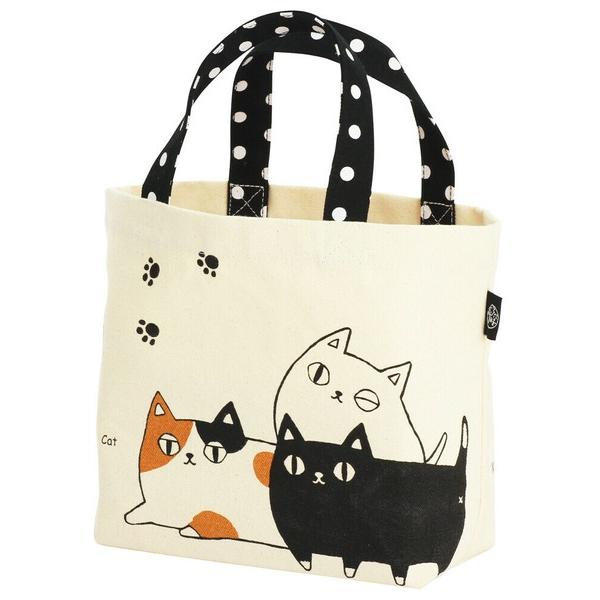 Neko Sankyodai Three Cats Brothers Small Tote Bag