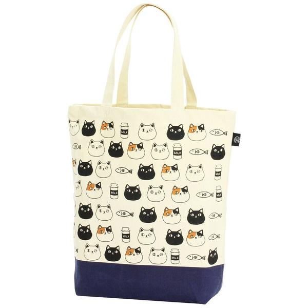 Neko Sankyodai Three Cats Brothers Large Tote Bag