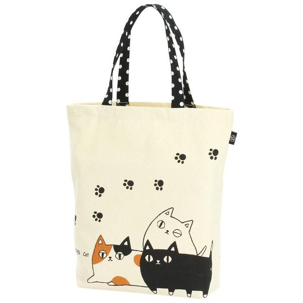 Neko Sankyodai Three Cats Brothers Large Tote Bag