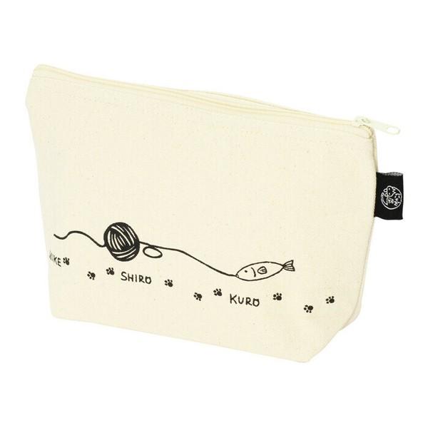 Neko Sankyodai Three Cats Brothers Pouch