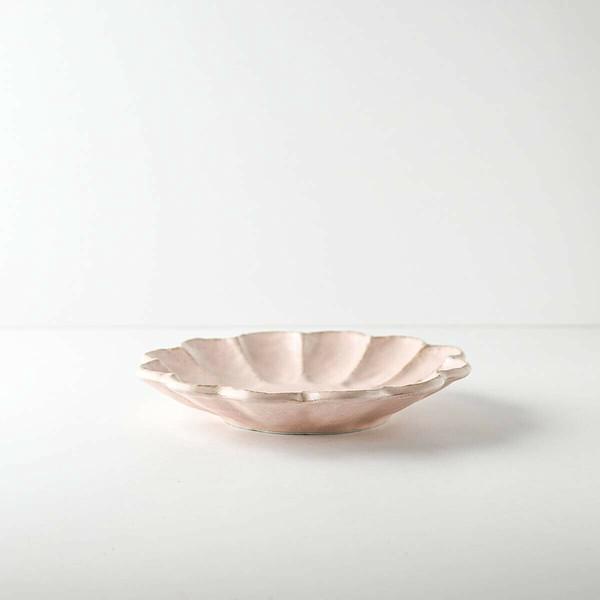 Kaneko Kohyo - Small Plate - Pink - Rinka Series - Handcrafted Japanese Mino Ware