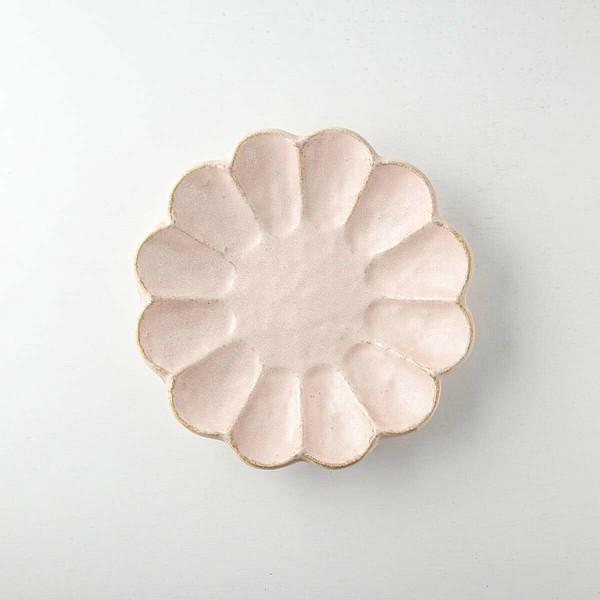 Kaneko Kohyo - Small Plate - Pink - Rinka Series - Handcrafted Japanese Mino Ware
