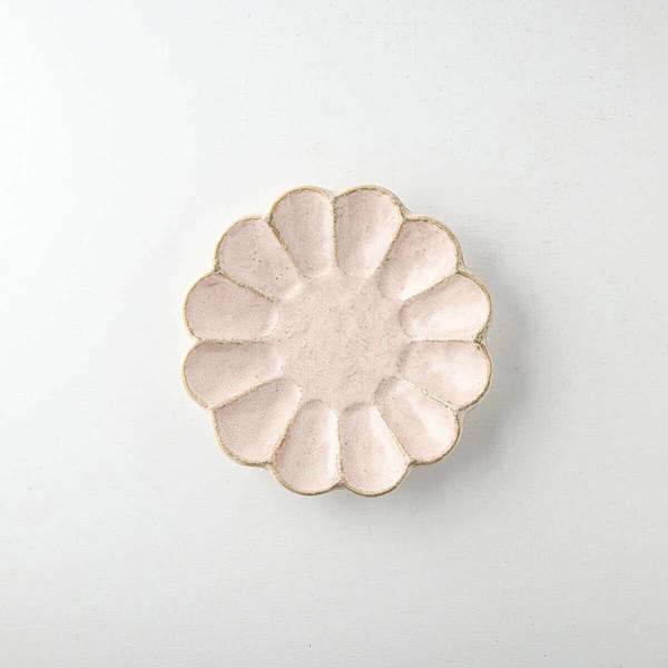 Kaneko Kohyo - Small Plate - Pink - Rinka Series - Handcrafted Japanese Mino Ware