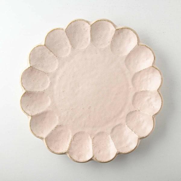 Kaneko Kohyo - Main Plate - Pink - Rinka Series - Handcrafted Japanese Mino Ware