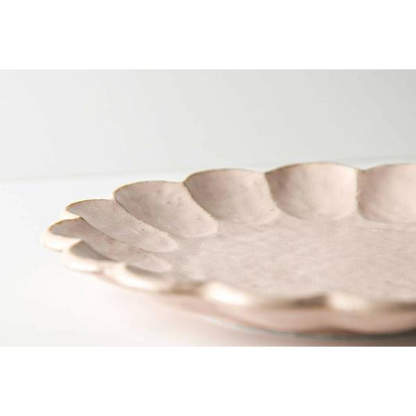 Kaneko Kohyo - Main Plate - Pink - Rinka Series - Handcrafted Japanese Mino Ware