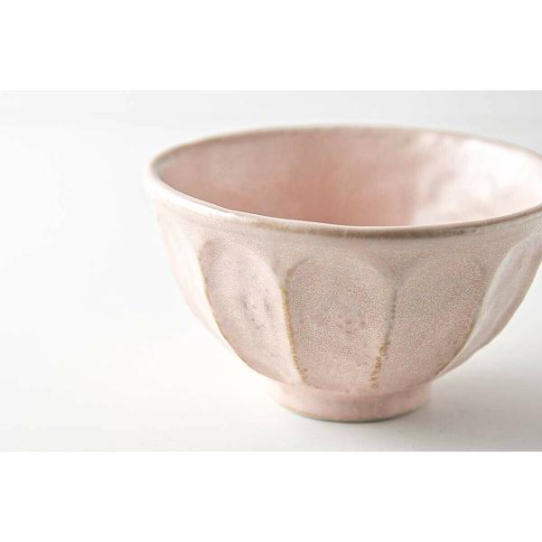 Kaneko Kohyo - Rice Bowl - Pink - Rinka Series - Handcrafted Japanese Mino Ware