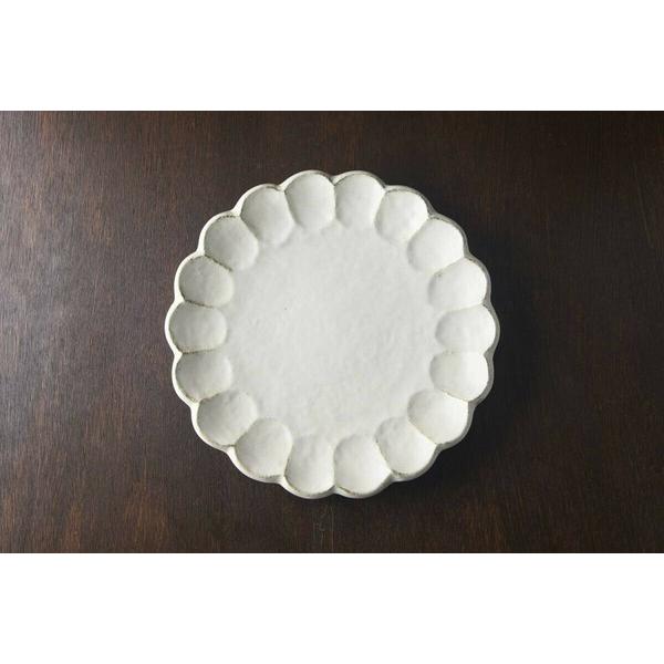 Kaneko Kohyo - Main Plate - White - Rinka Series - Handcrafted Japanese Mino Ware