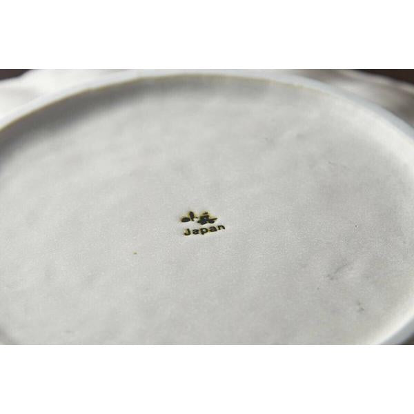 Kaneko Kohyo - Main Plate - White - Rinka Series - Handcrafted Japanese Mino Ware