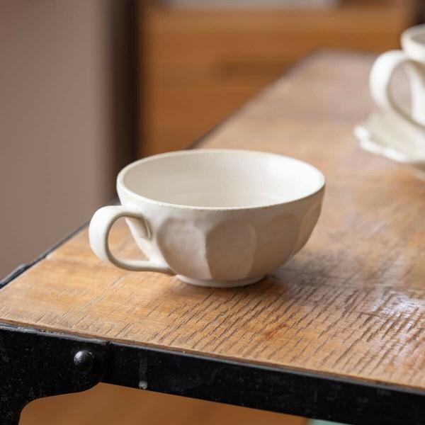 Kaneko Kohyo - Mug - White - Rinka Series - Handcrafted Japanese Mino Ware