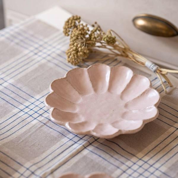 Kaneko Kohyo - Small Plate - Pink - Rinka Series - Handcrafted Japanese Mino Ware