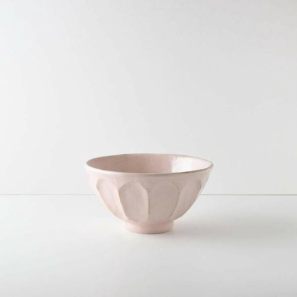 Kaneko Kohyo - Rice Bowl - Pink - Rinka Series - Handcrafted Japanese Mino Ware