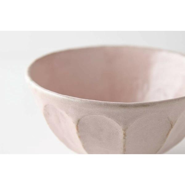 Kaneko Kohyo - Rice Bowl - Pink - Rinka Series - Handcrafted Japanese Mino Ware