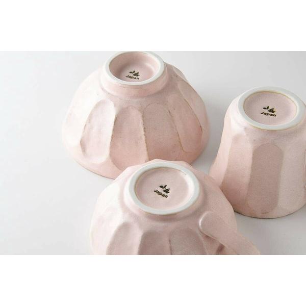 Kaneko Kohyo - Rice Bowl - Pink - Rinka Series - Handcrafted Japanese Mino Ware