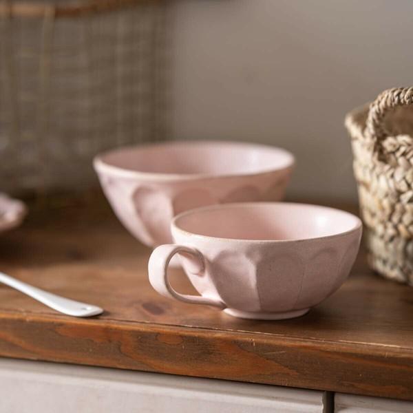 Kaneko Kohyo - Mug - Pink - Rinka Series - Handcrafted Japanese Mino Ware