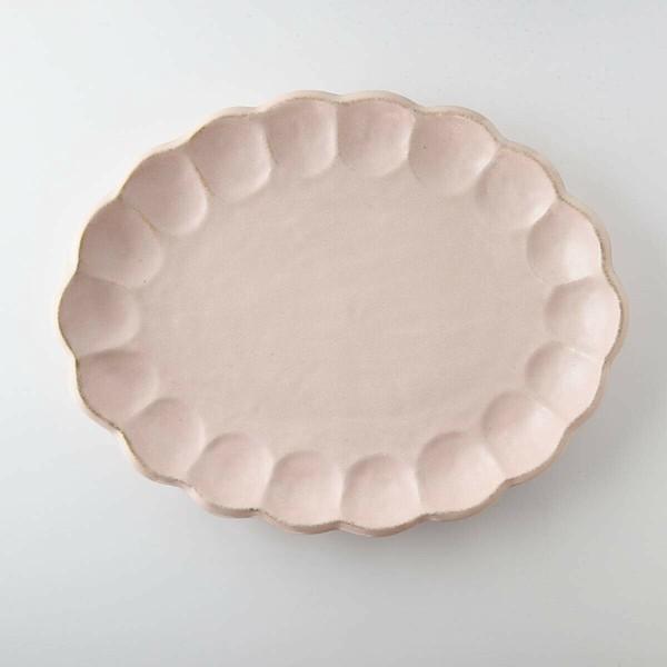 Kaneko Kohyo - Main Plate - Pink - Rinka Series - Handcrafted Japanese Mino Ware