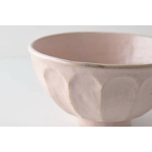 Kaneko Kohyo - Rice Bowl - Pink - Rinka Series - Handcrafted Japanese Mino Ware
