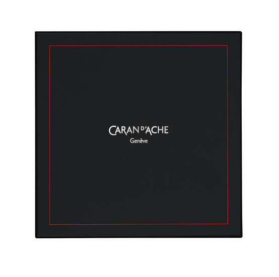 Caran d'Ache Ecridor Chevron Gift Set Ballpoint Pen & Leather Case