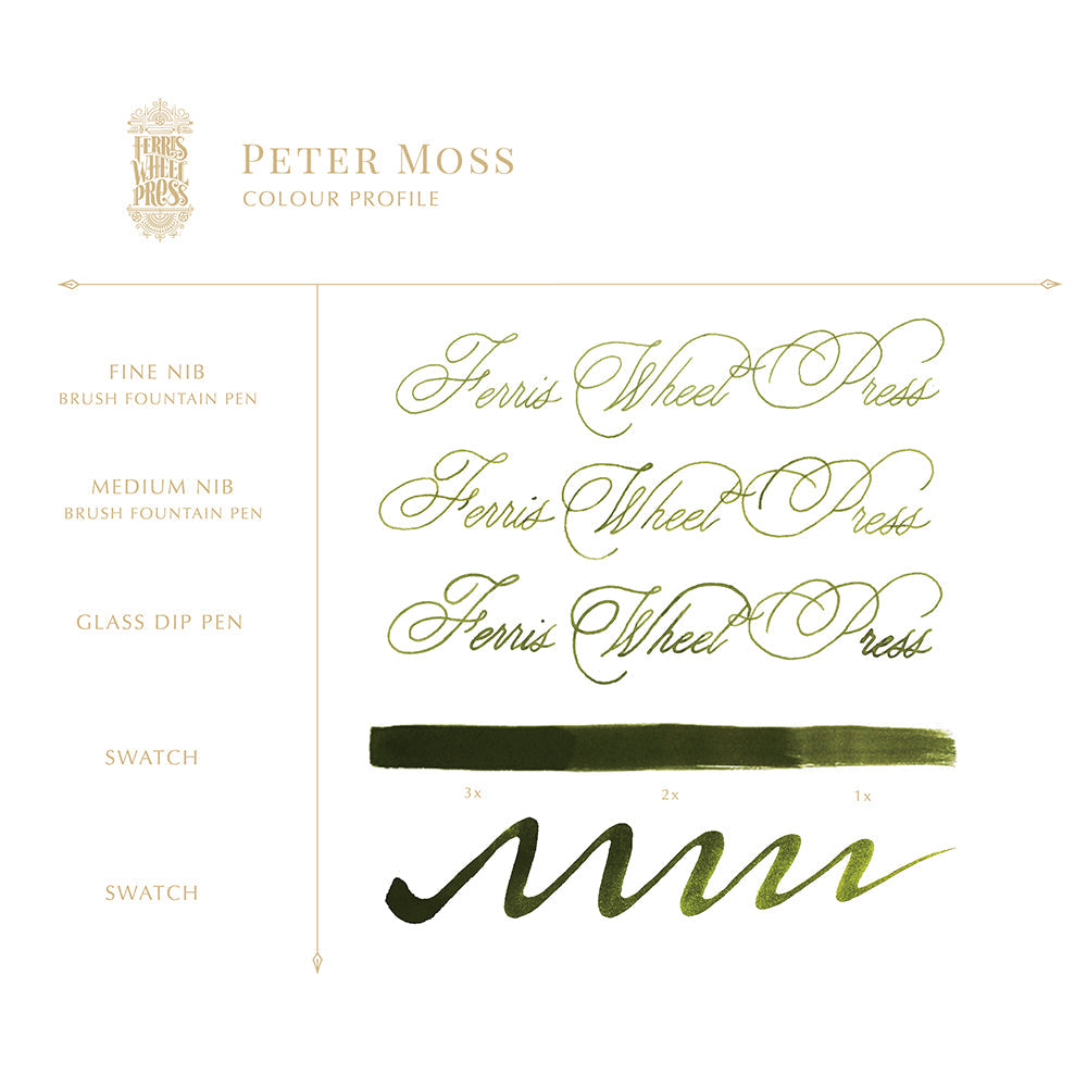 Peter Moss | 38ml Ink | Ferris Wheel Press