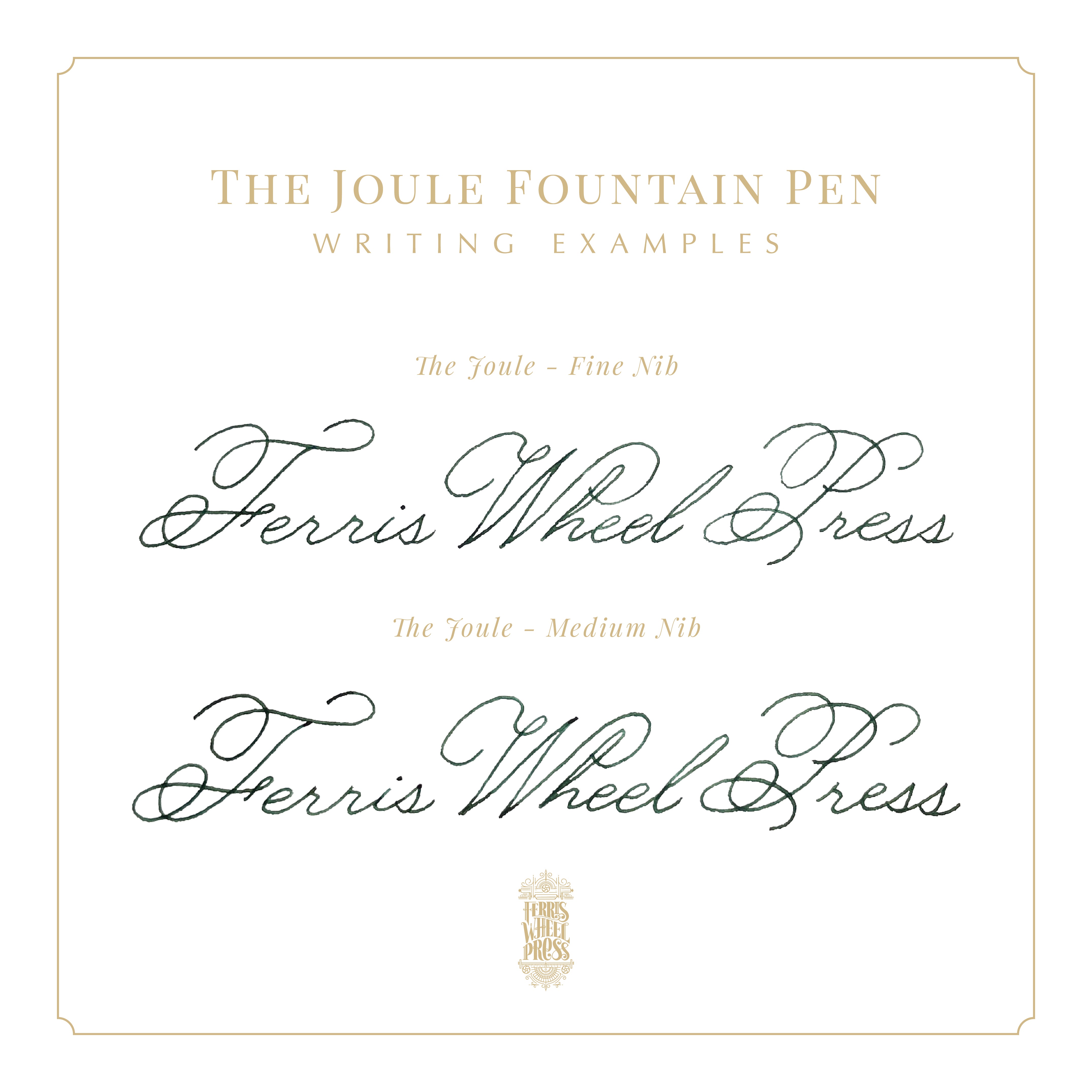 The Joule Fountain Pen | Ferris Wheel Press
