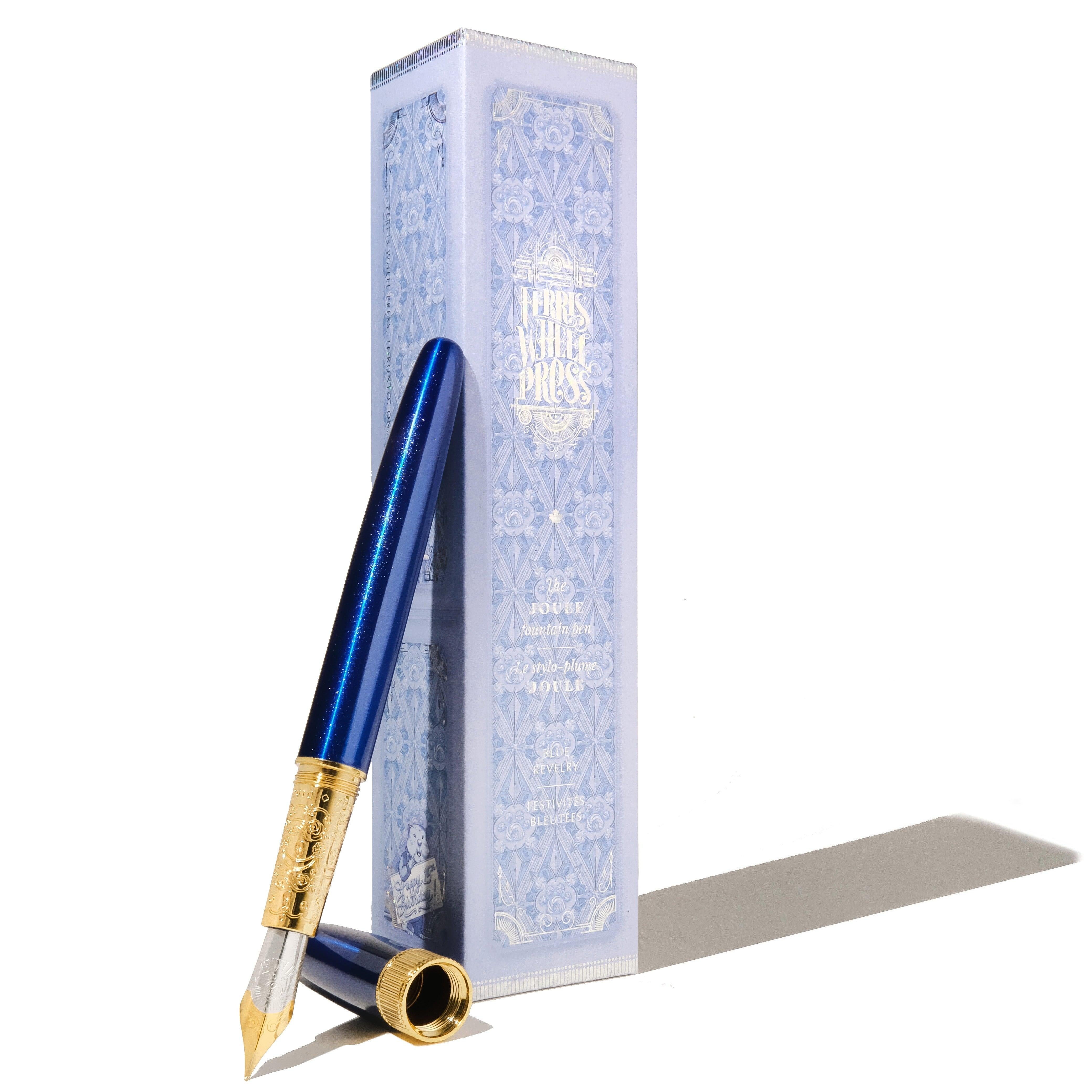 2025 Limited Edition | The Joule Fountain Pen - Blue Revelry | Ferris Wheel Press