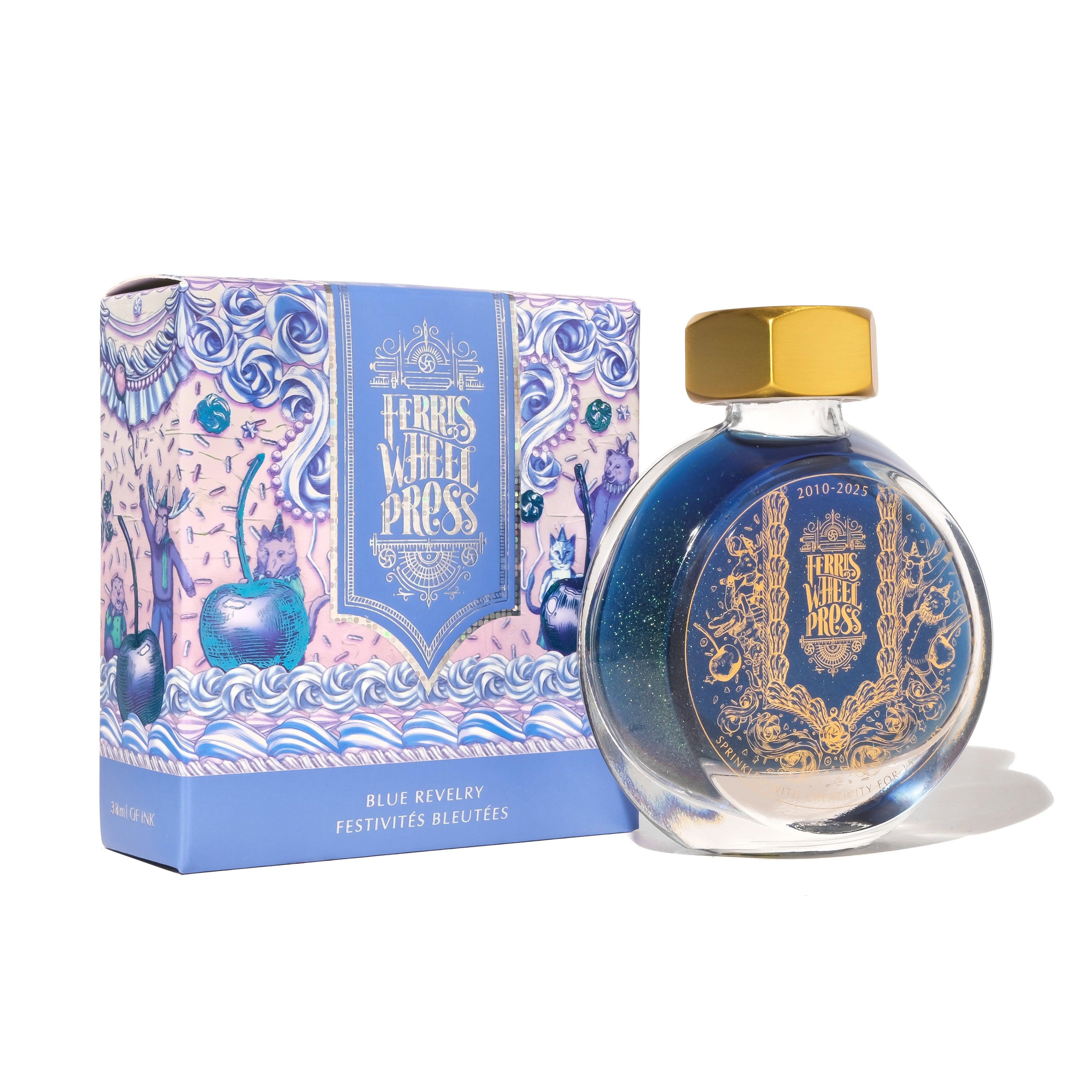 2025 Limited Edition | Blue Revelry | 38ml Ink | Ferris Wheel Press