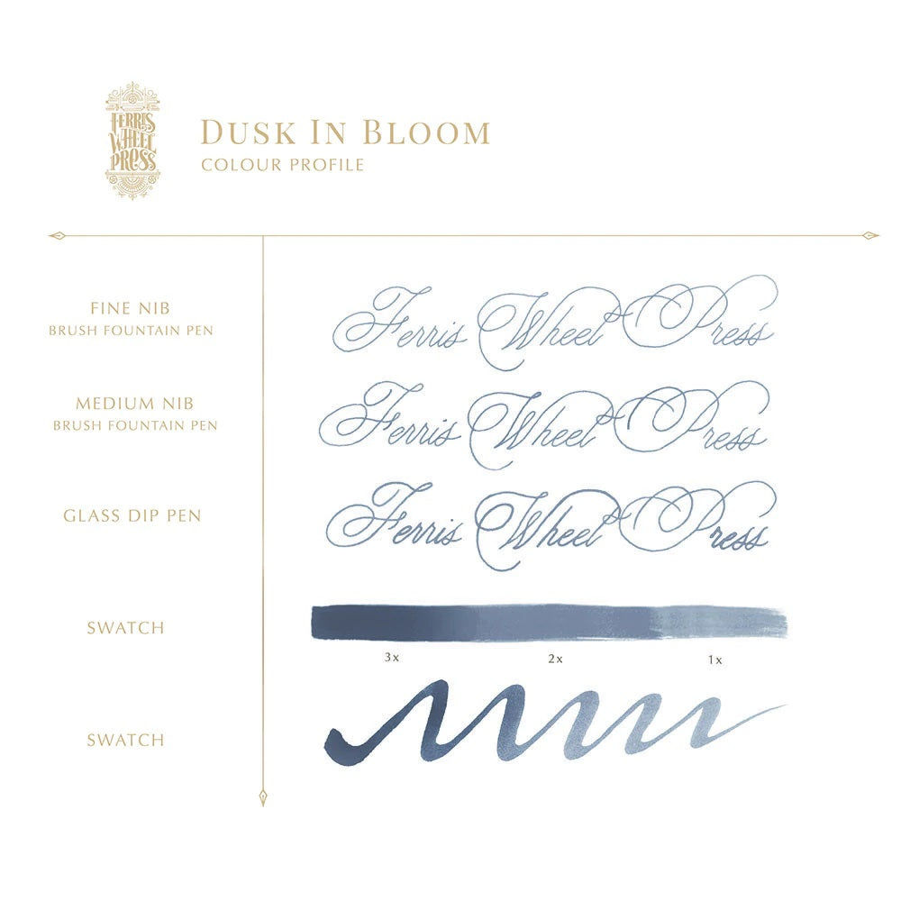 Dusk in Bloom | 38ml Ink | Ferris Wheel Press