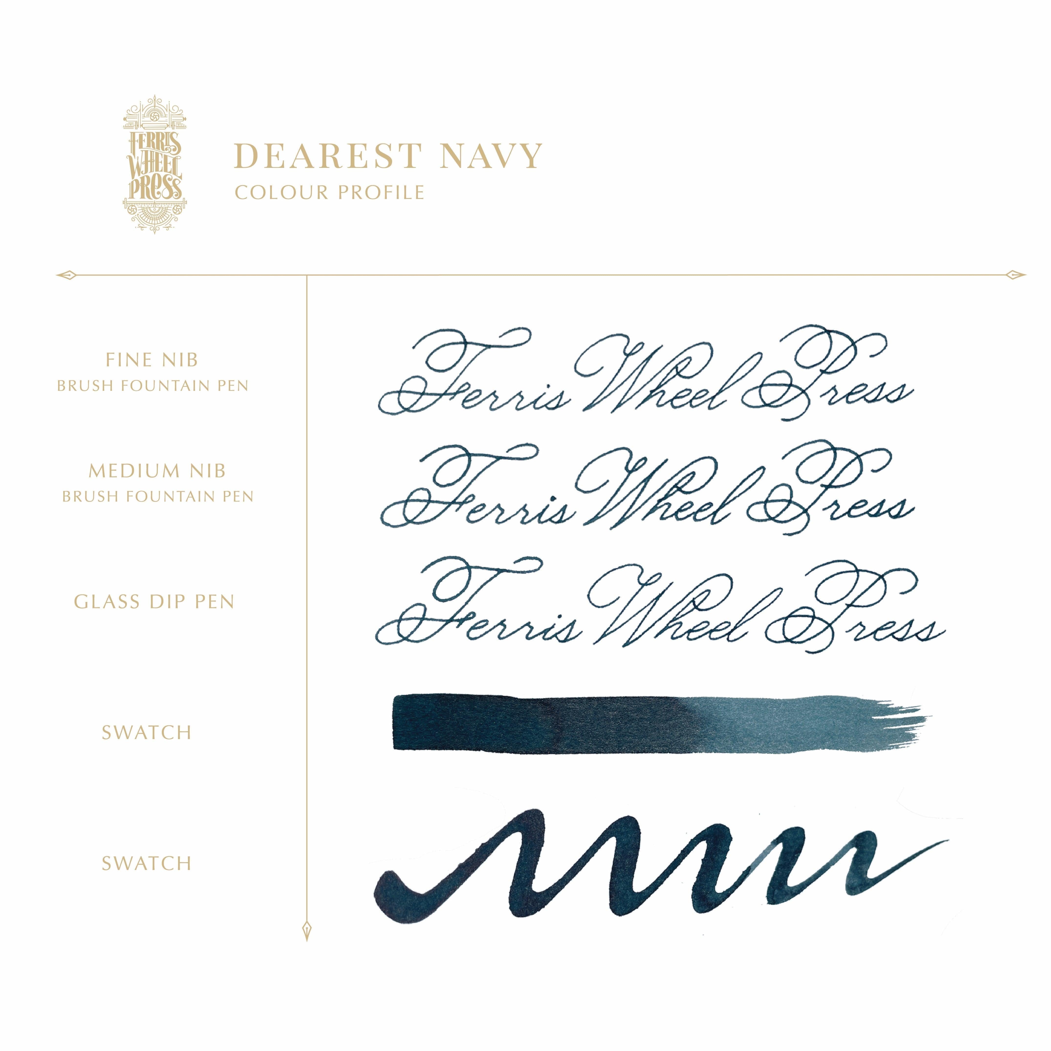 Everyday Collection Fountain Pen Inks - 10ml Bottled | Ferris Wheel Press