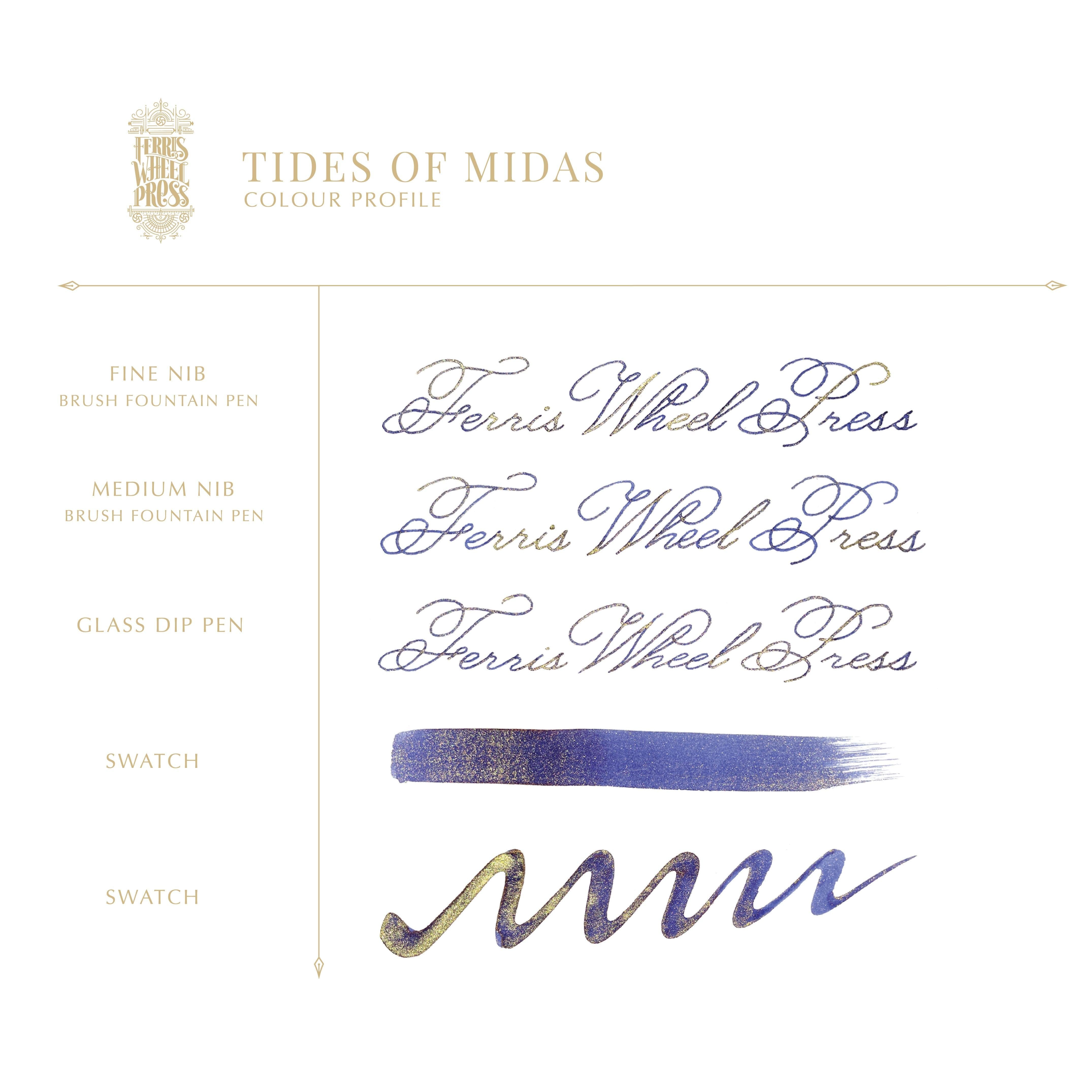 Tides of Midas | 85ml Ink | Ferris Wheel Press