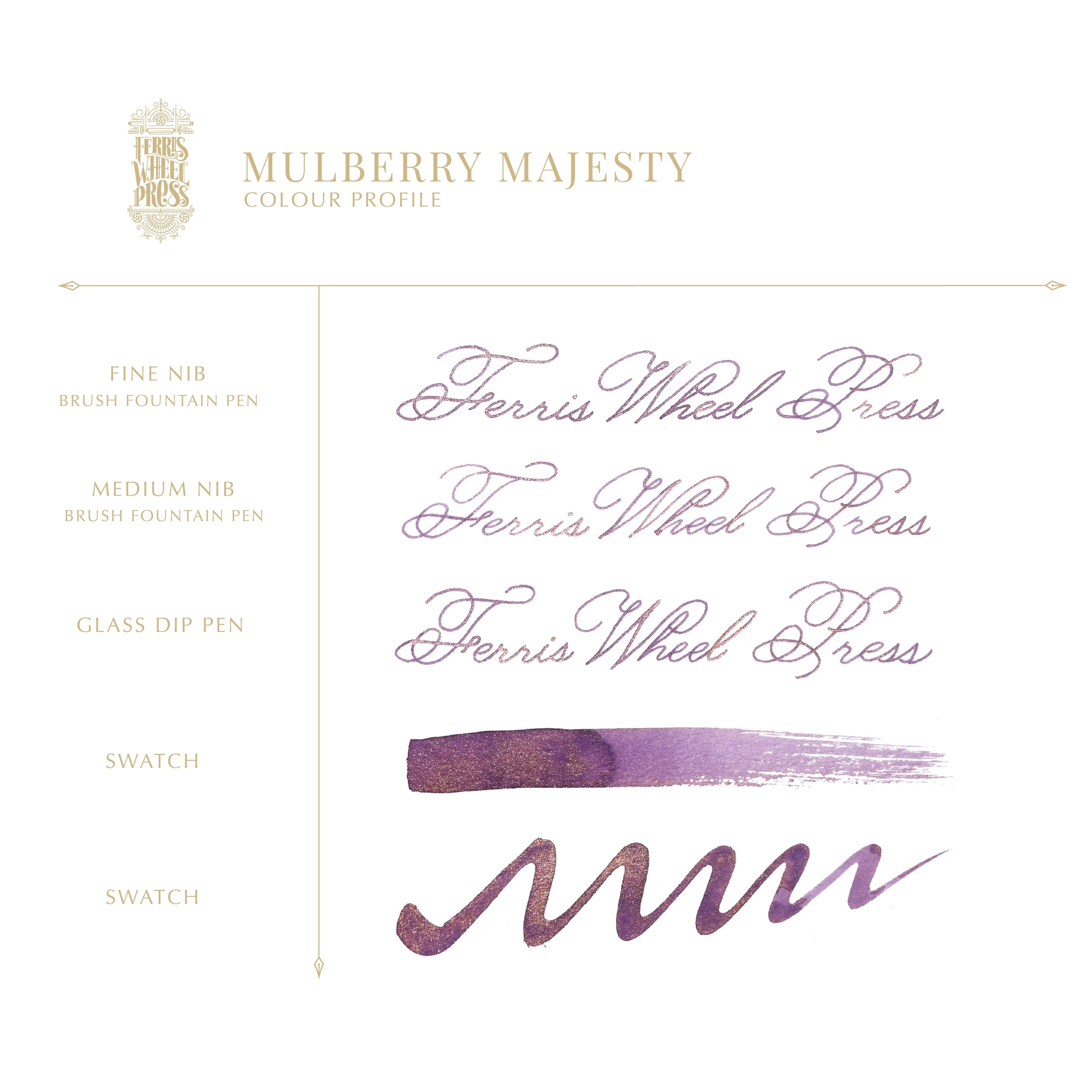 Mulberry Majesty | 38ml Ink | Ferris Wheel Press