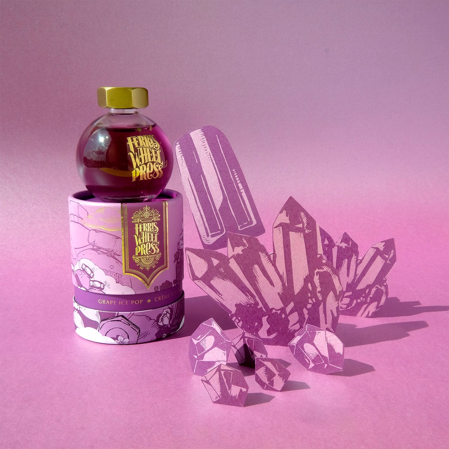 Grape Ice Pop | 85ml Ink | Ferris Wheel Press