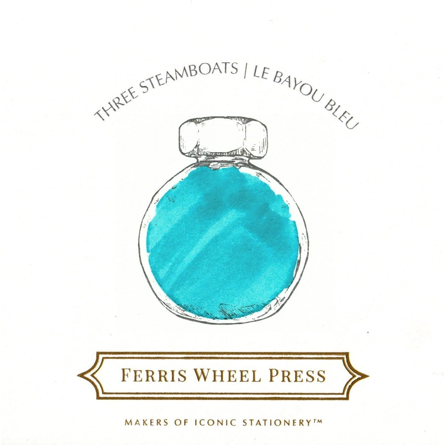 Three Steamboats | 38ml Ink | Ferris Wheel Press
