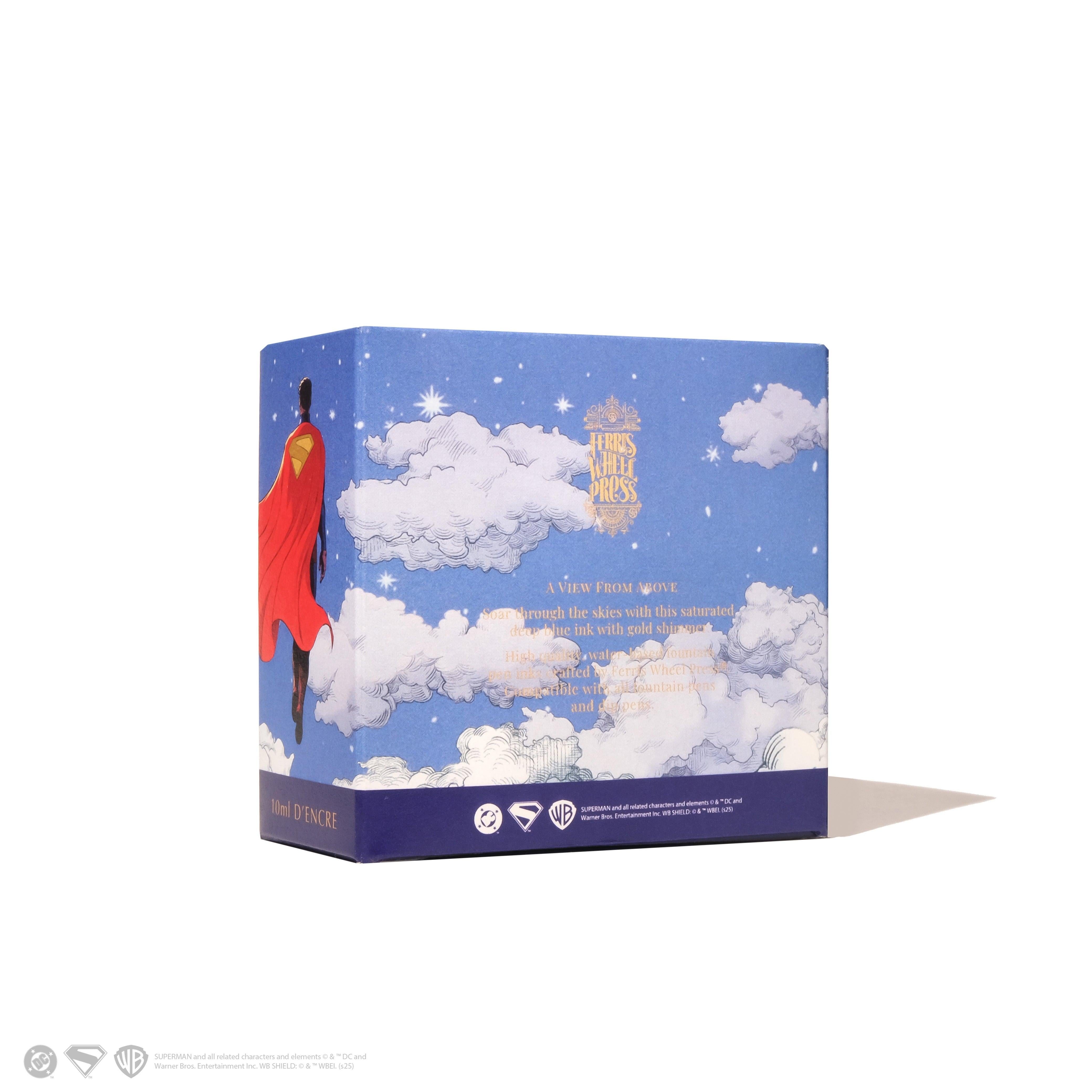 Warner Bros. | Superman Fountain Pen Inks - 10ml Bottled | Ferris Wheel Press