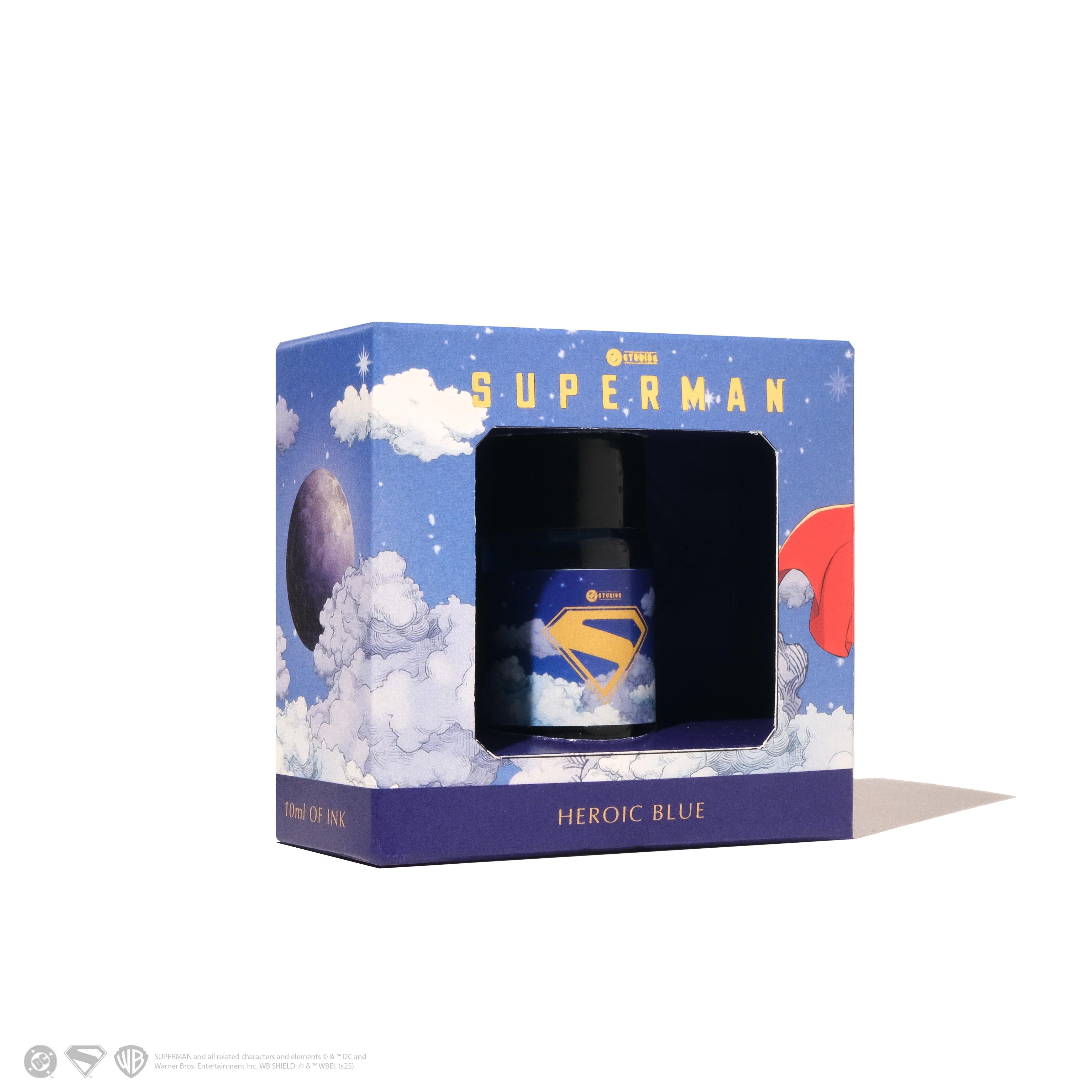 Warner Bros. | Superman Fountain Pen Inks - 10ml Bottled | Ferris Wheel Press