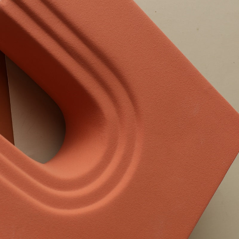 Nordic Geometric Arch Vase - Orange