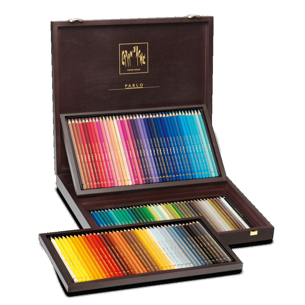 Caran d'Ache Pablo Colour Pencil - Wooden Box Set of 120