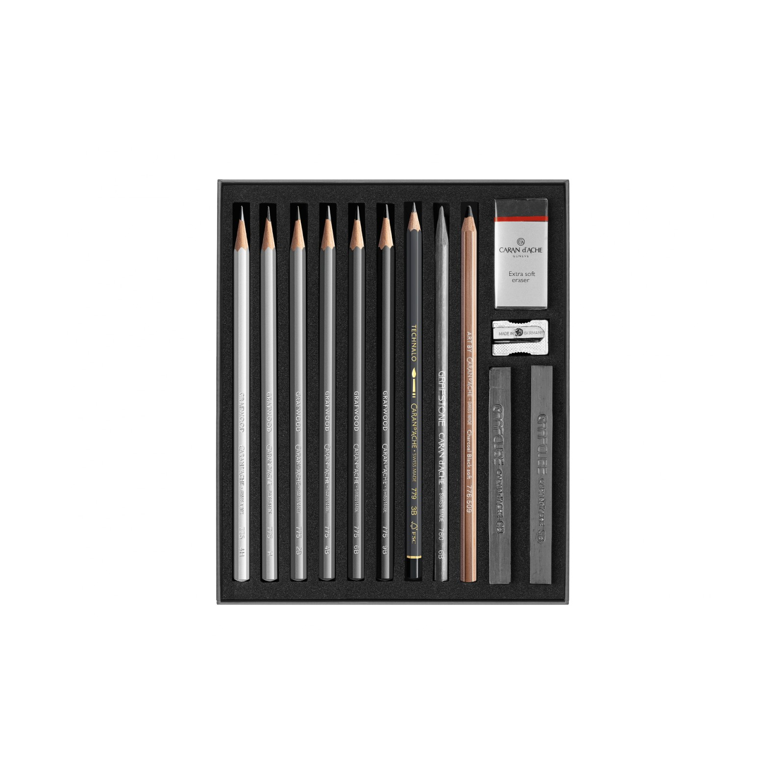 Caran d'Ache Art by Sketching Set of 14
