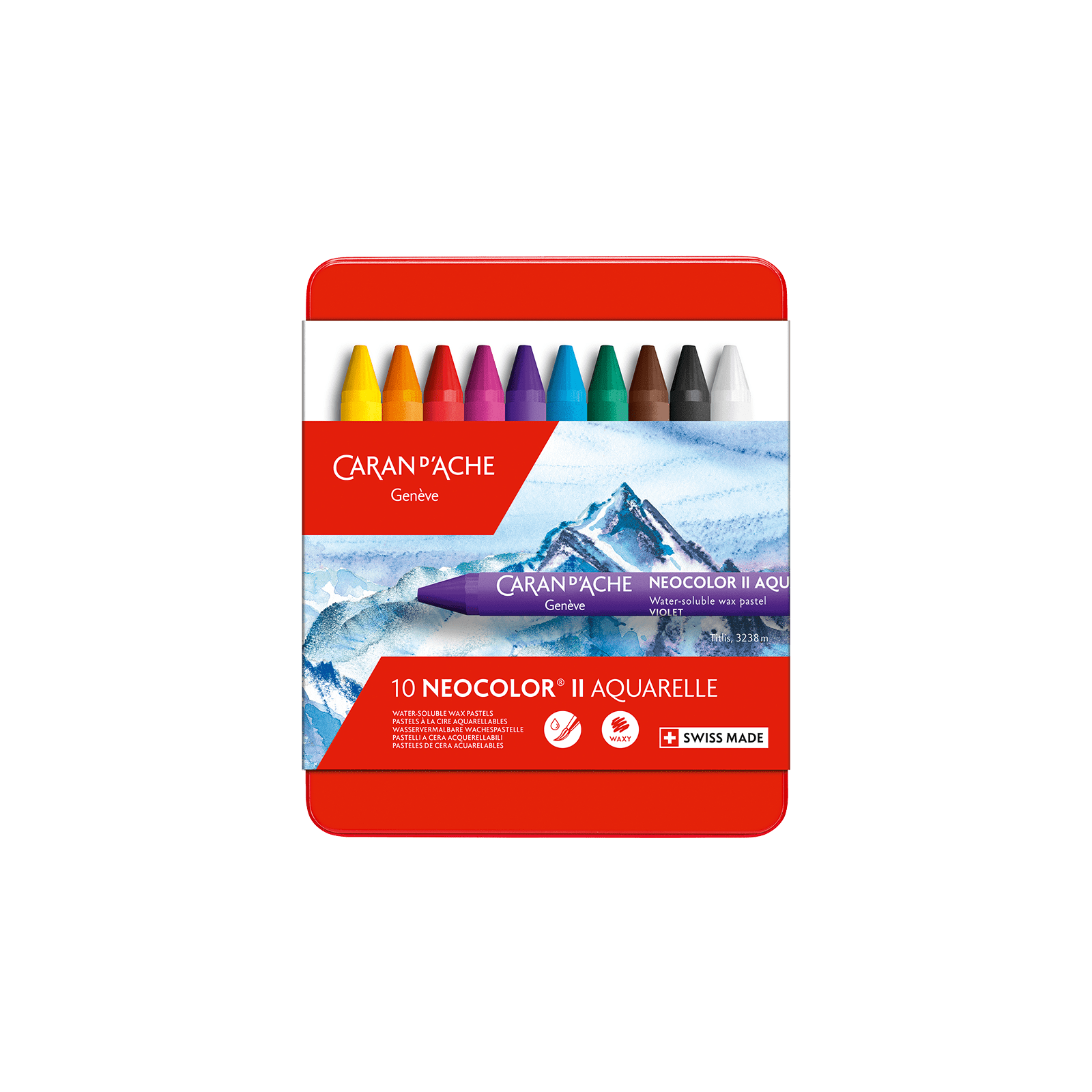 Caran d'Ache Neocolor II Water-Soluble Wax Pastel