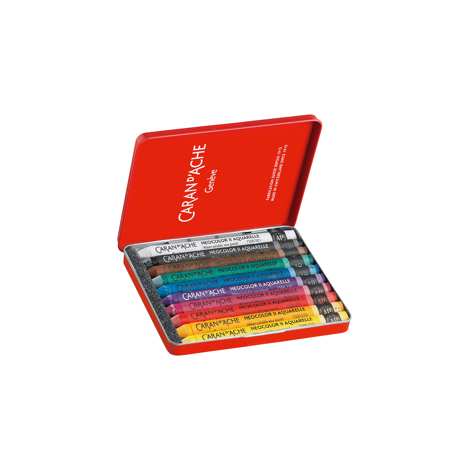 Caran d'Ache Neocolor II Water-Soluble Wax Pastel