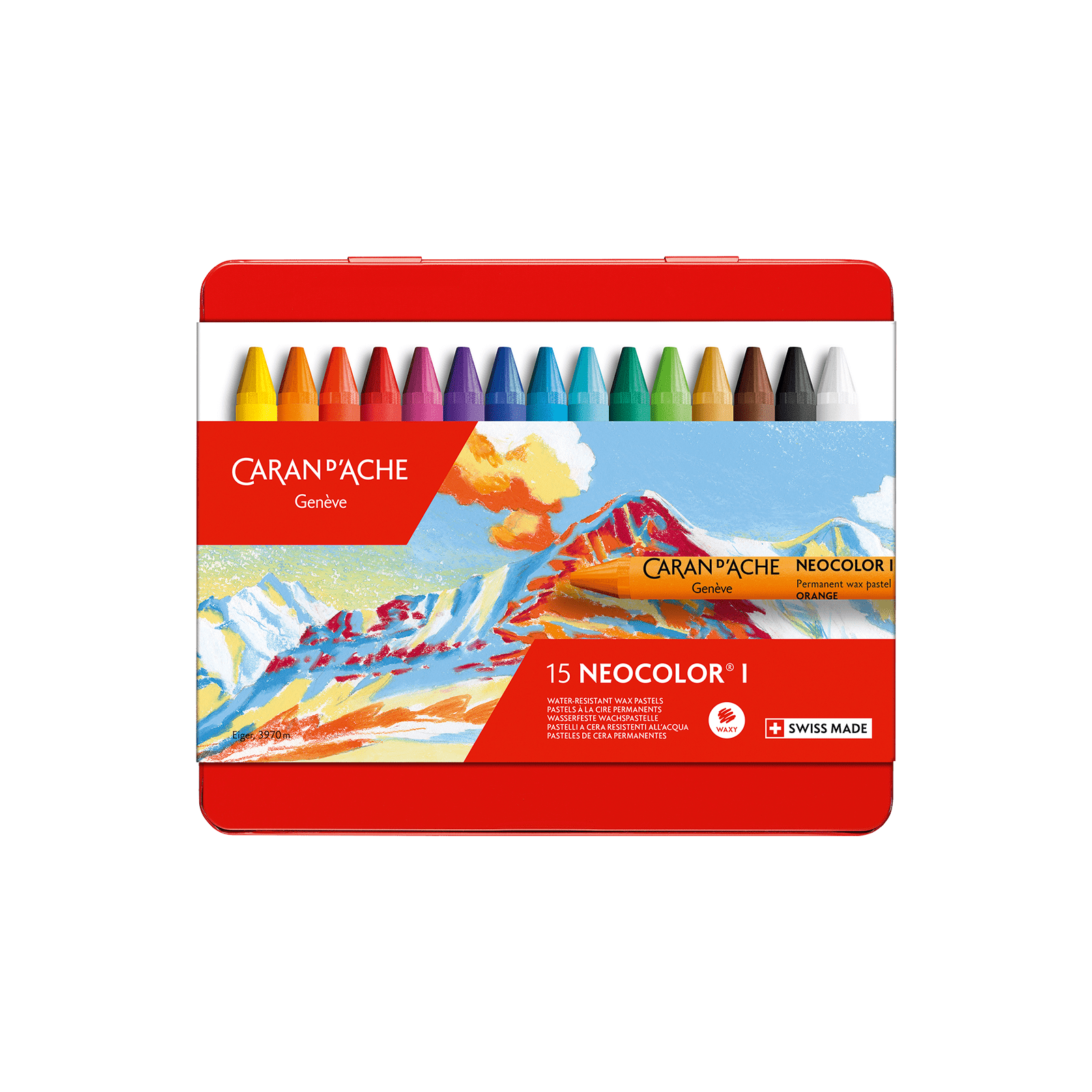Caran d'Ache Neocolor I Water-Resistant Wax Pastel