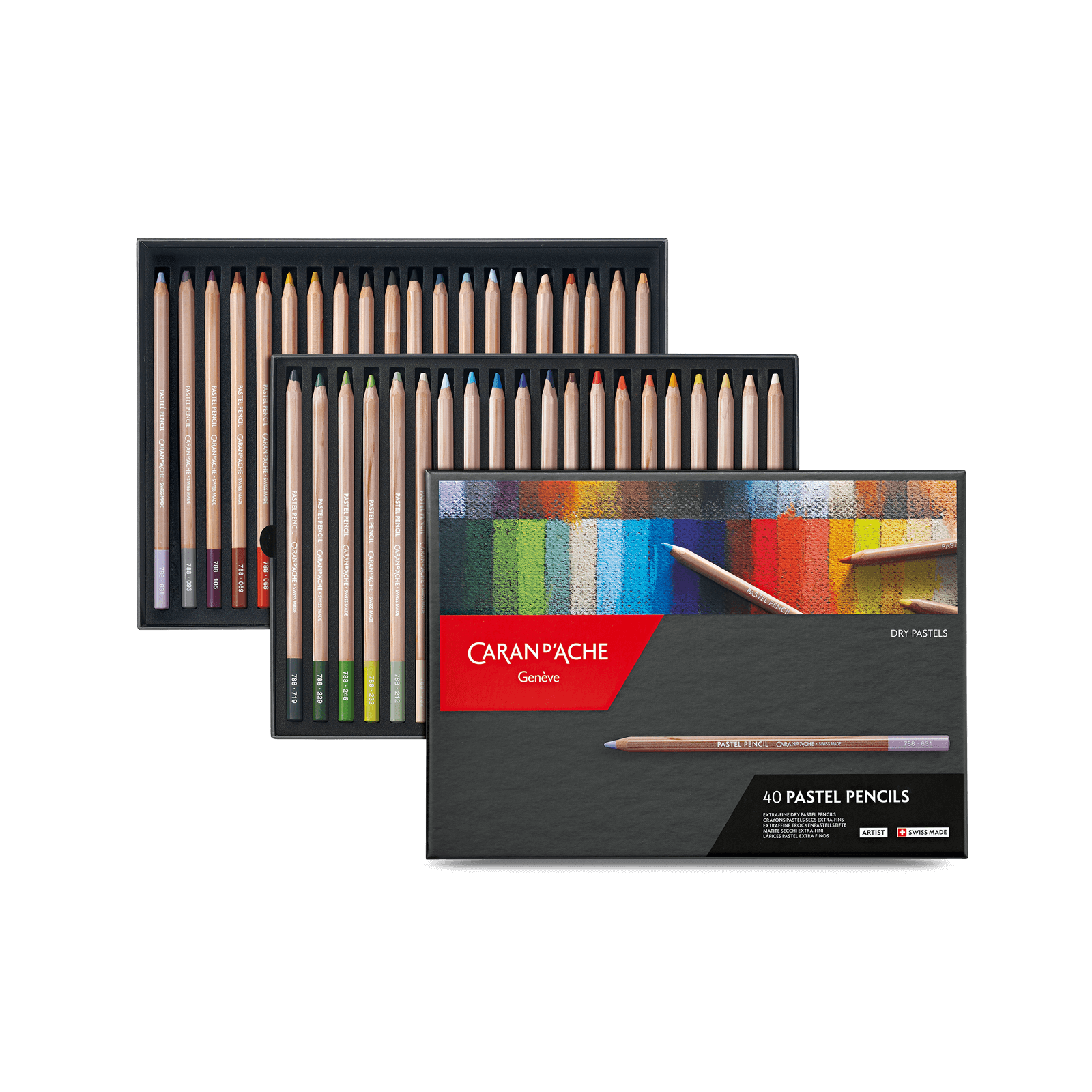 Caran d'Ache Pastel Colour Pencil Assortment