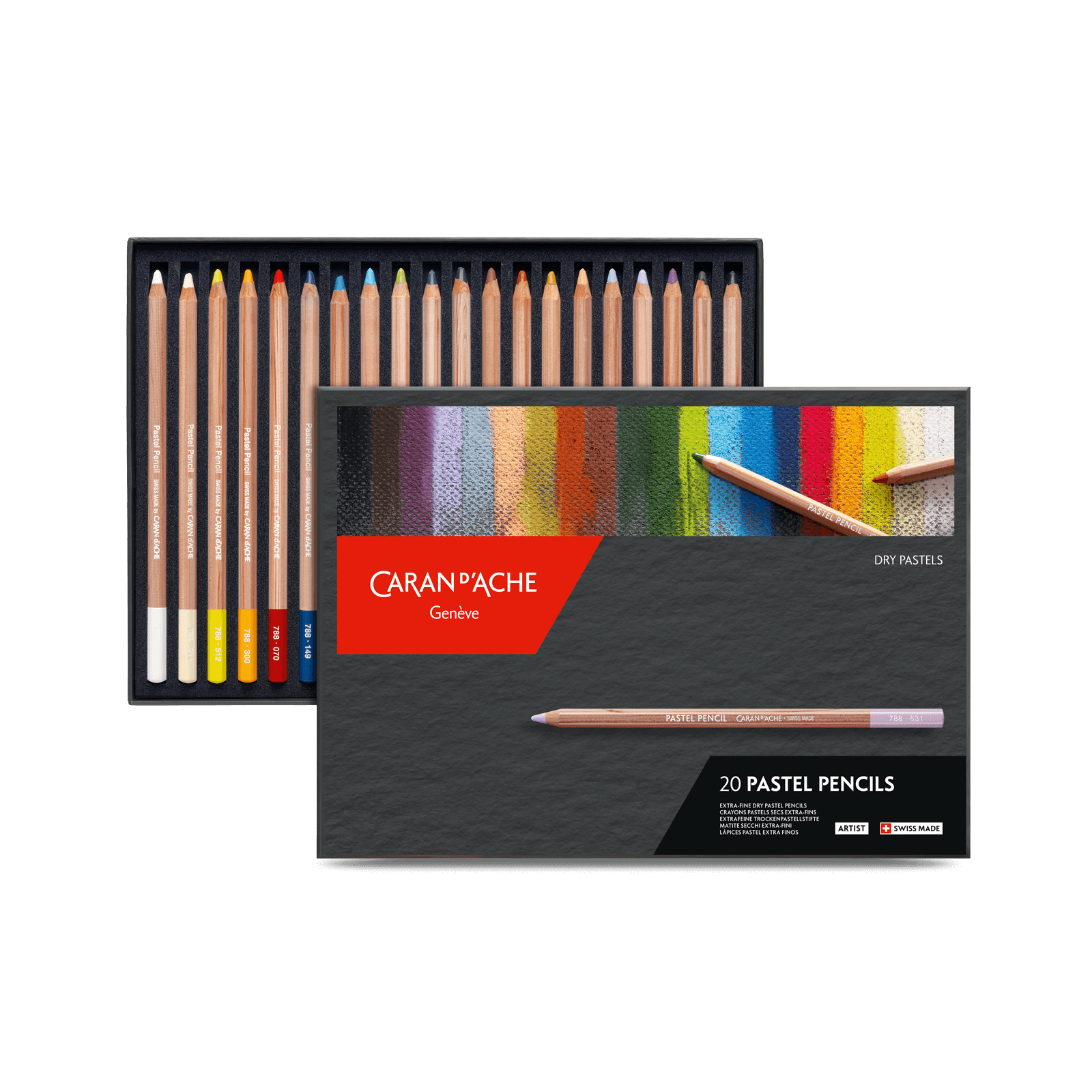 Caran d'Ache Pastel Colour Pencil Assortment