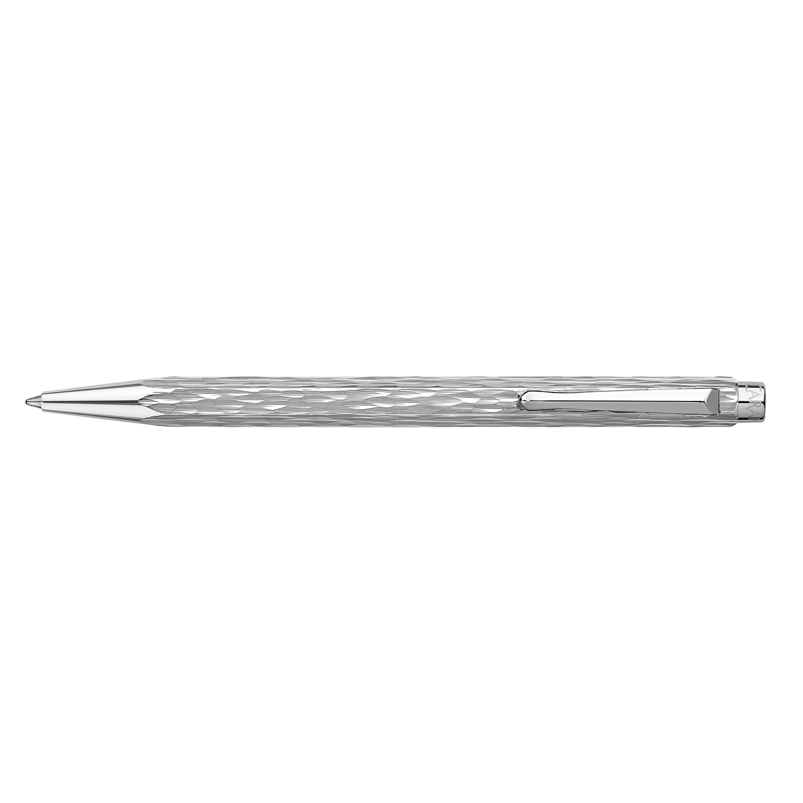 Caran d'Ache Ecridor™ Venetian Platinum Ballpoint Pen & Leather Case Special Edition