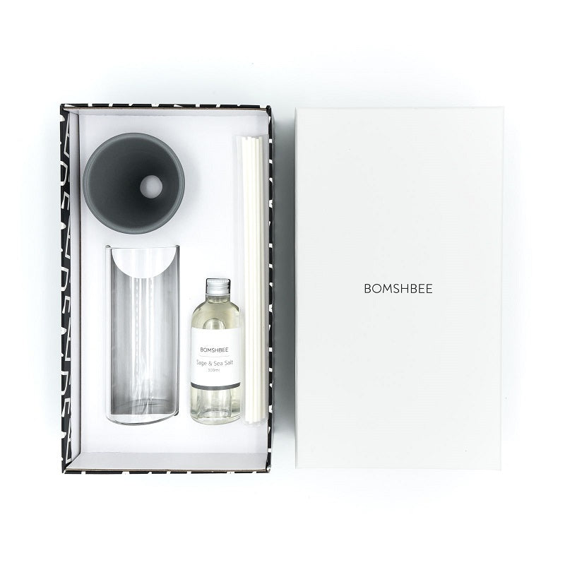 BOMSHBEE Mix Cone Frangance Diffuser - Sage & Sea Salt