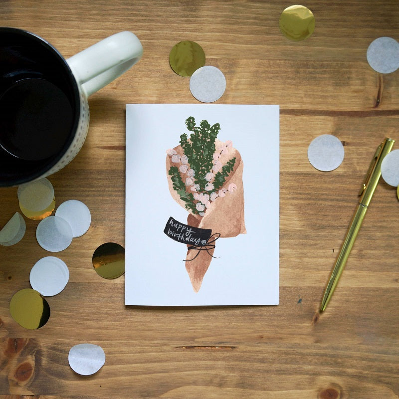 Pen + Pillar Rustic Bouquet Birthday Card